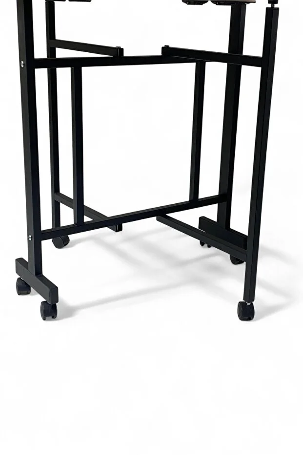 Almira 70x110 Atlantik Çam Açılabilir Katlanabilir Tekerlekli Masa